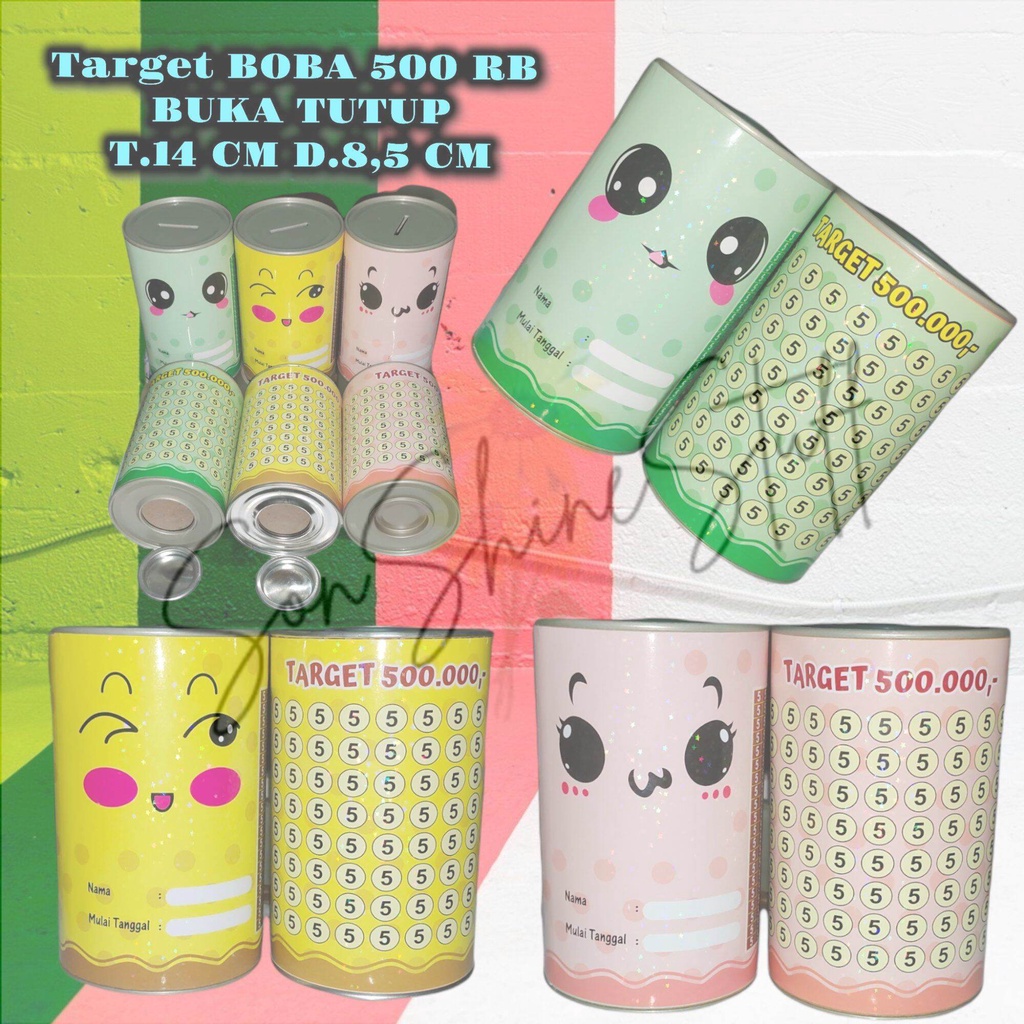 

[SSS] CELENGAN TARGET BOBA 500 RB BUKA TUTUP / 8,5 X 14 CM SonShineStuff