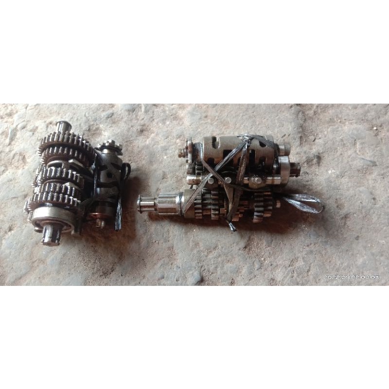 rasio gear ratio gigi rasio transmisi full set honda GL 100 original copotan motor