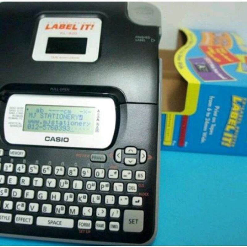 

CASIO KL 820 PRINTER LABEL # EZ Label Tape Casio #Garansi Resmi