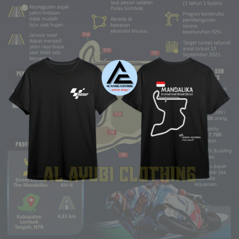 Kaos Mandalika | T-Shirt Sirkuit Mandalika