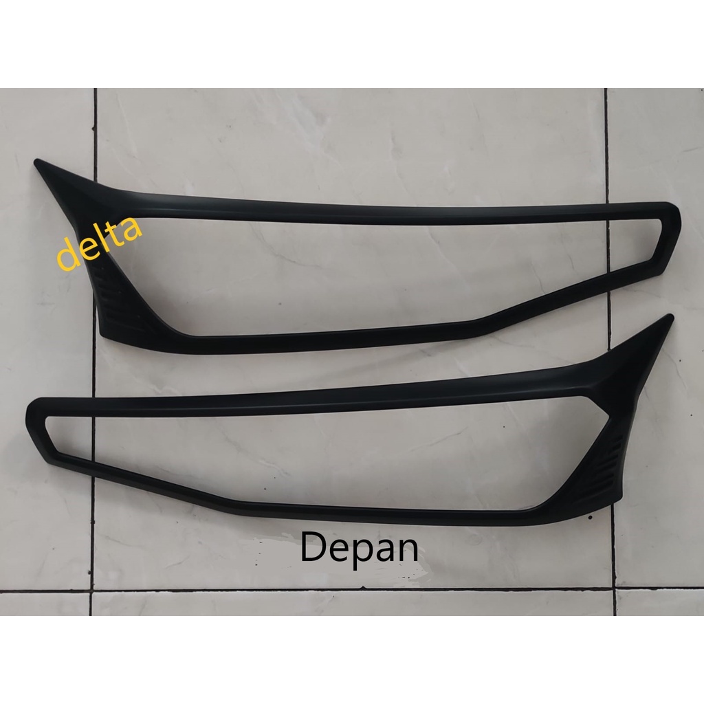 Cover Lampu/Garnish Depan Hitam Doff Avanza/Xenia 2022 On