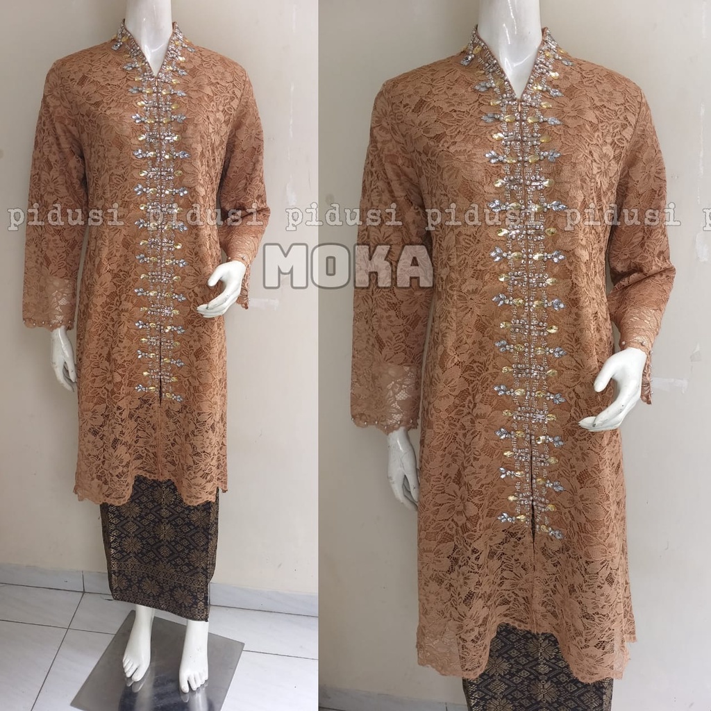 PROMO SET KEBAYA TUNIK BROKAT PAYET / KEBAYA BROKAT PAYET TUNIK / KEBAYA BROKAT PESTA