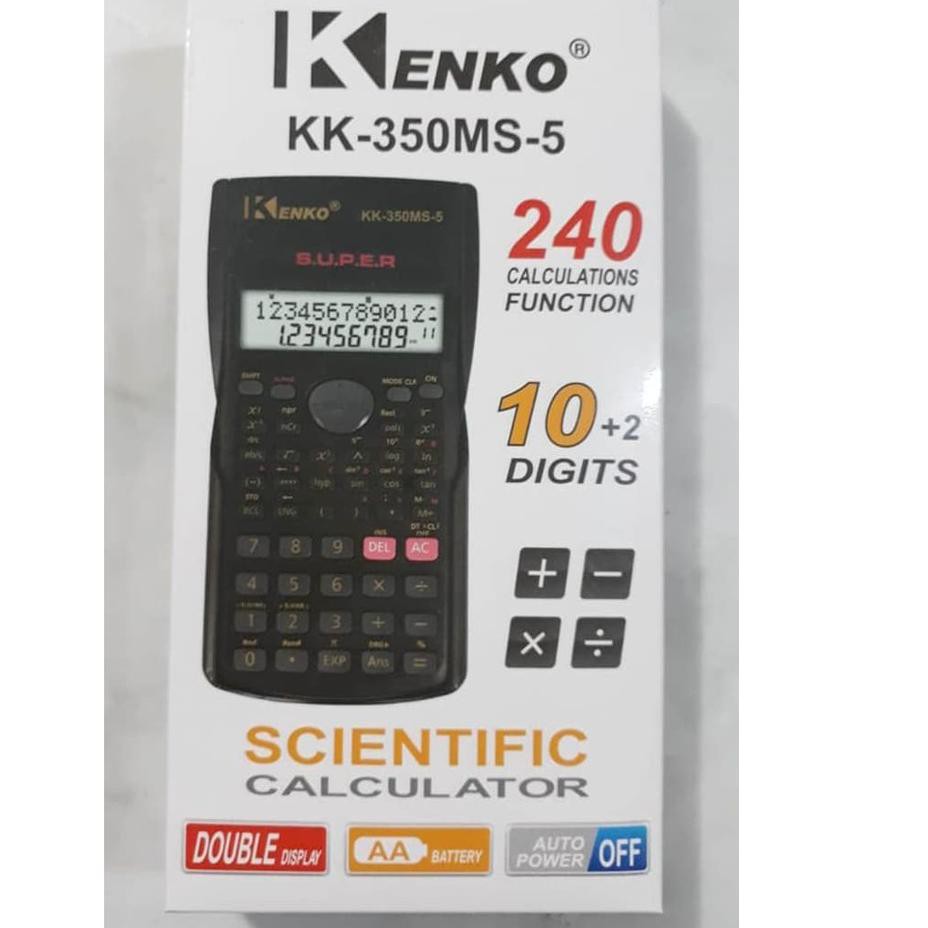 

Kalkulator Rumus Scientific Kenko KK-350MS Hitam