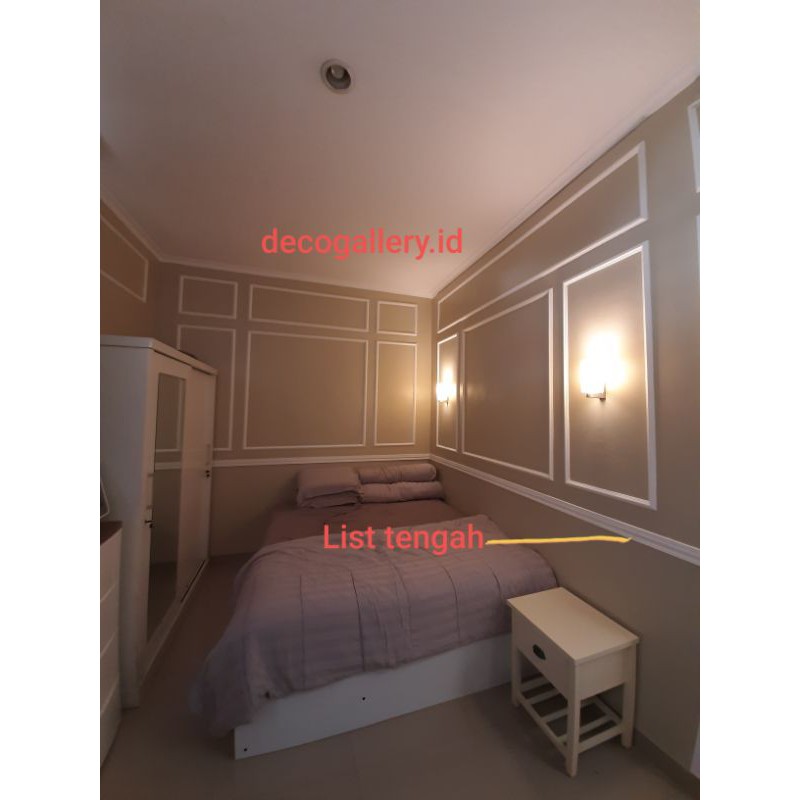 List kayu molding wall moulding profil wainscoting