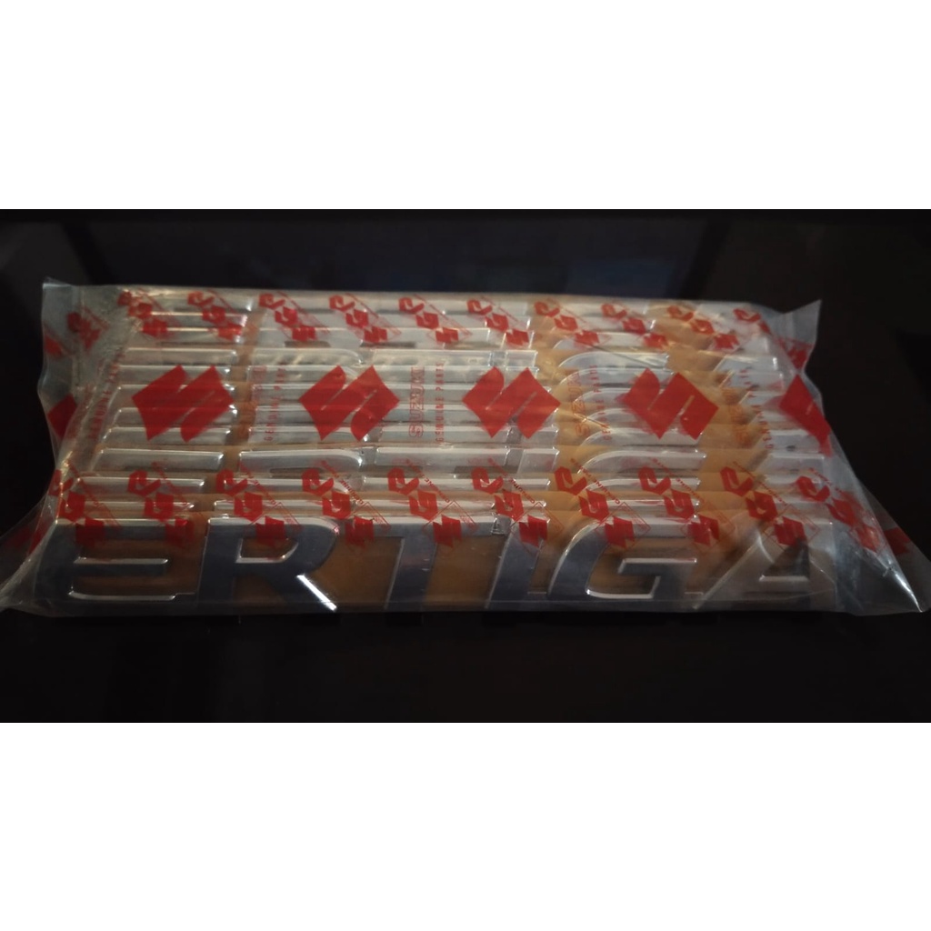 Emblem Logo Tulisan Ertiga Chrome Original