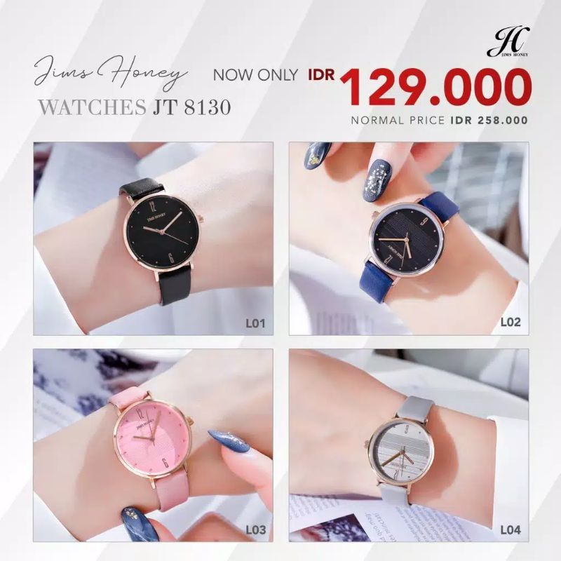 JAM TANGAN 8130 JIMS HONEY Wanita Cewek Ori JH