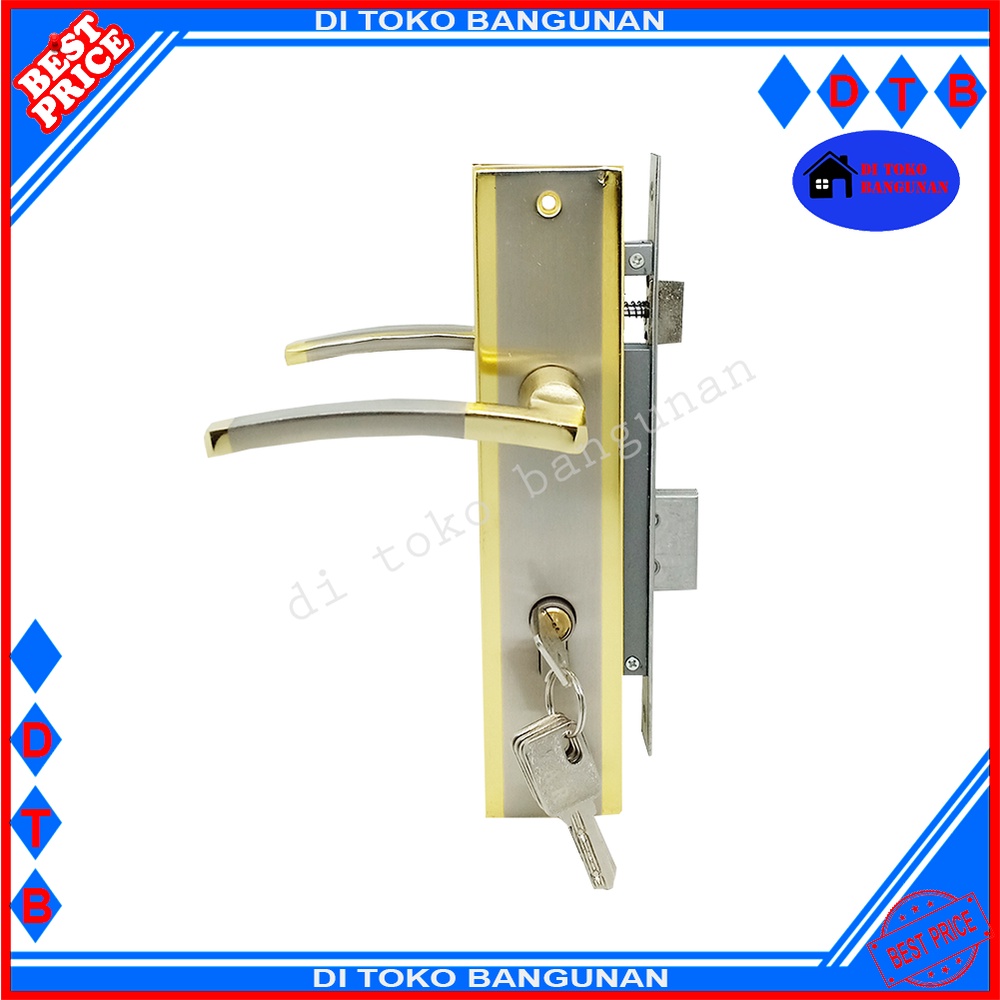 Kunci Pintu Besar Stainless Steel Type CX Handle Pintu Gagang Pintu Rumah