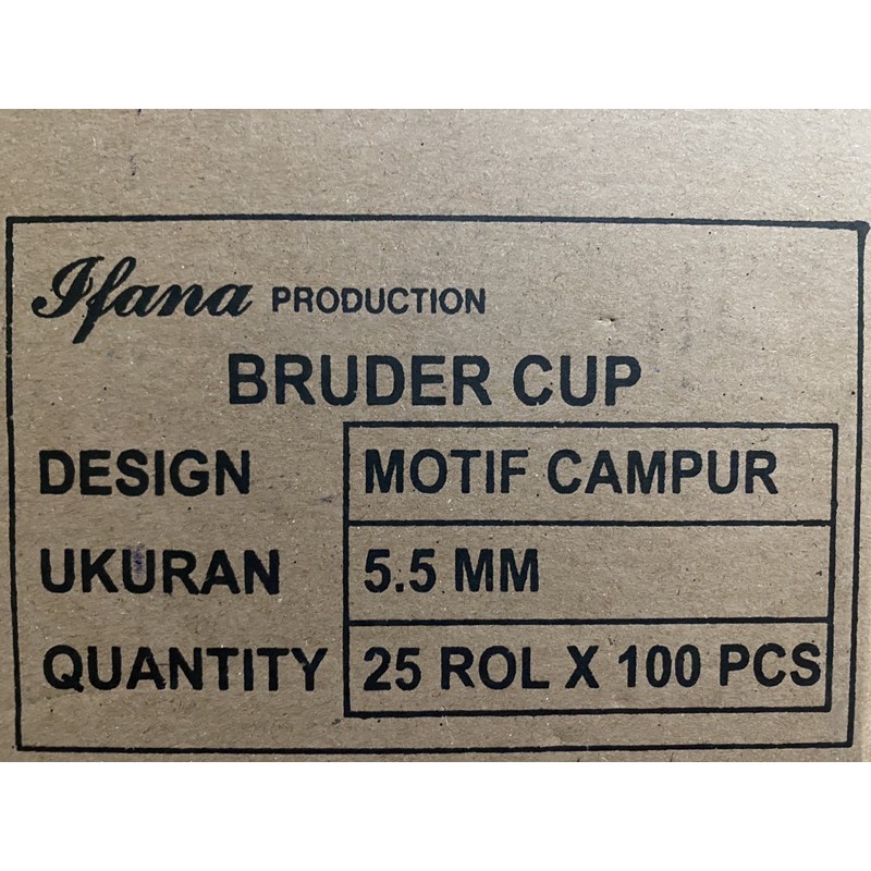 [100 pcs] Ifana Bruder Muffin Cup 55mm / Cupcake Case / Cup Ifana 55 mm / Muffin Cup / Muffin Cake Case