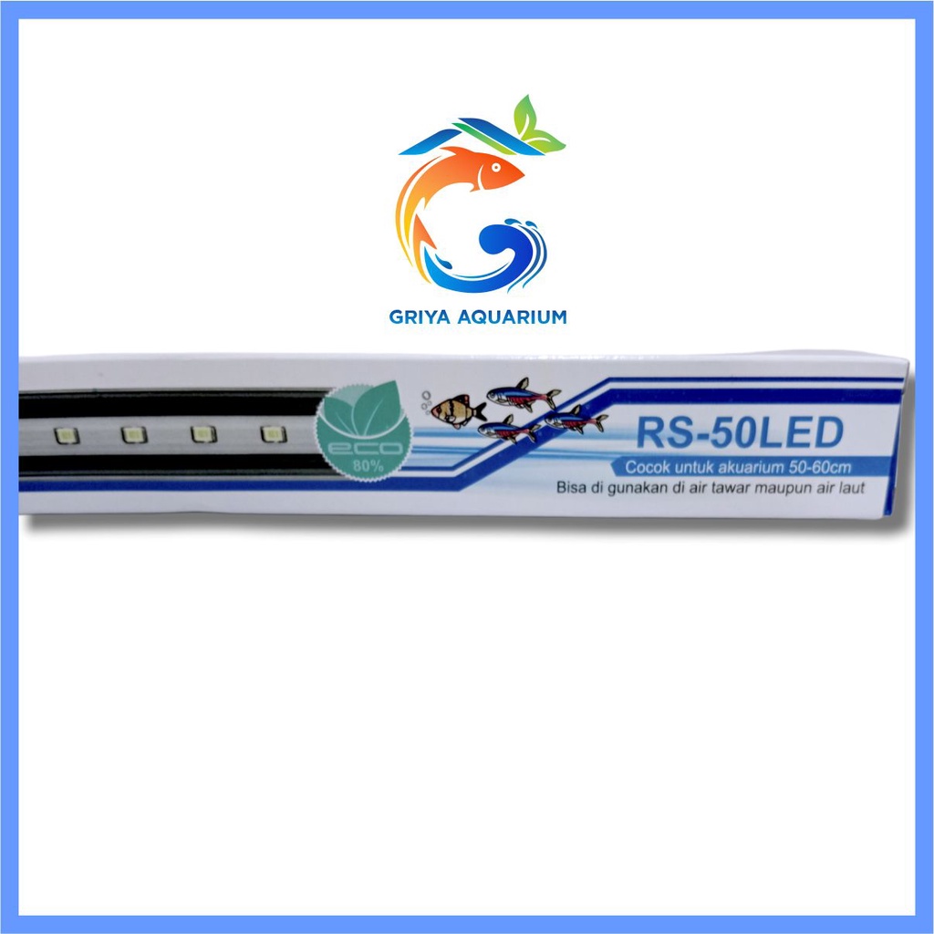 LAMPU LED AQUARIUM CELUP. ROSSTON T4 50LED