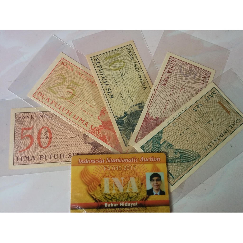 Uang Kuno Kertas Lama Seri Sukarelawan Tahun 1964 (XF)