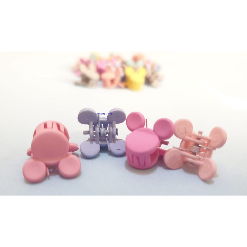 Jedai Doff Mini Karakter Jepit Rambut Lucu Imut Jepitan Poni Rambut Mini Jepit Rambut Baby Jepit Kutu-4