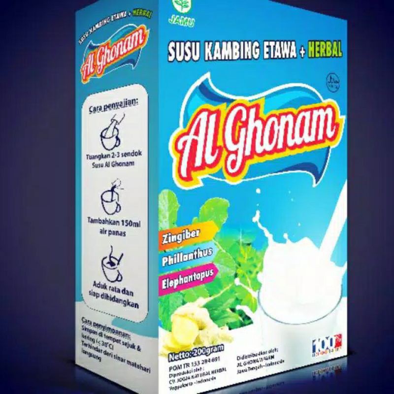 

PROMO SUSU KAMBING AL GHONAM BUBUK.PEMAMBAH NAFSU MAKAN ANAK DAN DEWASA