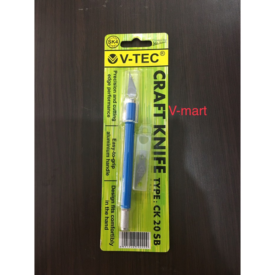 

Ready Stok Cutter pen craft knife pisau ukir V Tec art knife Murah