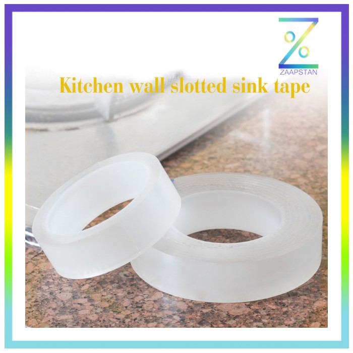 Taffware Lakban Waterproof Dapur Kitchen Sink Seal Tape 0.8x50mm 3 Met