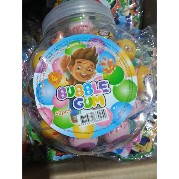 

permen babbel gum 1 toples isi 50 pcs