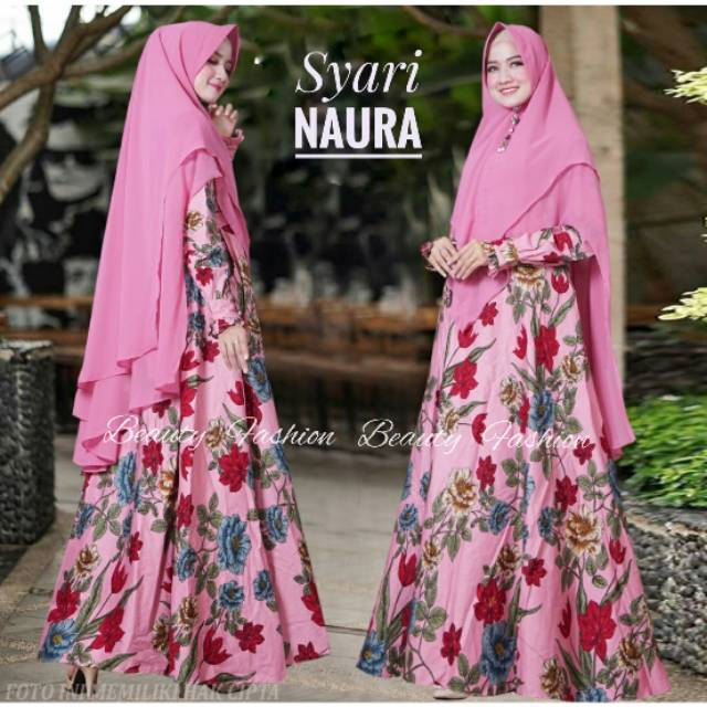 Gamis Syari Naura set khimar