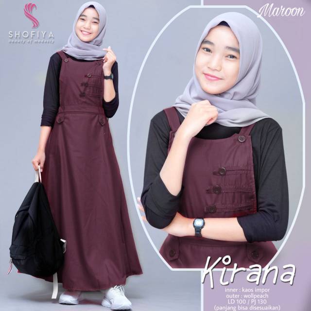 Gamis Remaja Kirana By Shofiya Shopee Indonesia