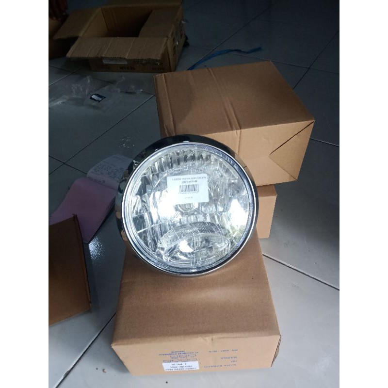 headlamp lampu depan rx king new bulat