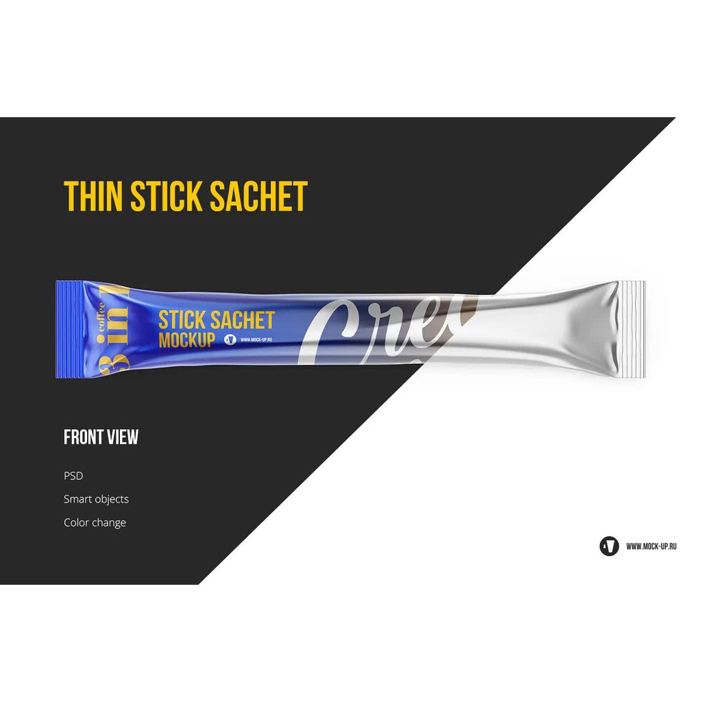 Sachet Big Pack 7 In 1 - Photoshop - Mockup Template