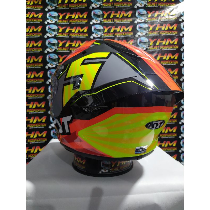 Helm KYT TT Course Replika moto3 Jaume + Dalla + Arbolino