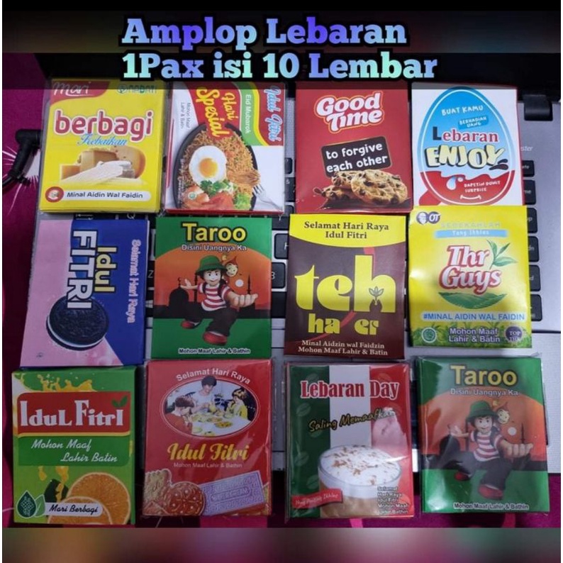 

amplop lebaran viral per lembar