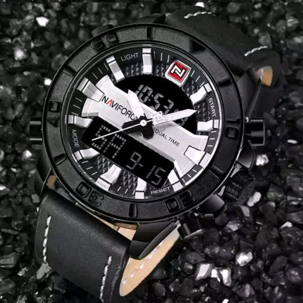 BARU Anti Air - Jam Tangan Pria Original Naviforce by hargajam double time cowok ori anti air water