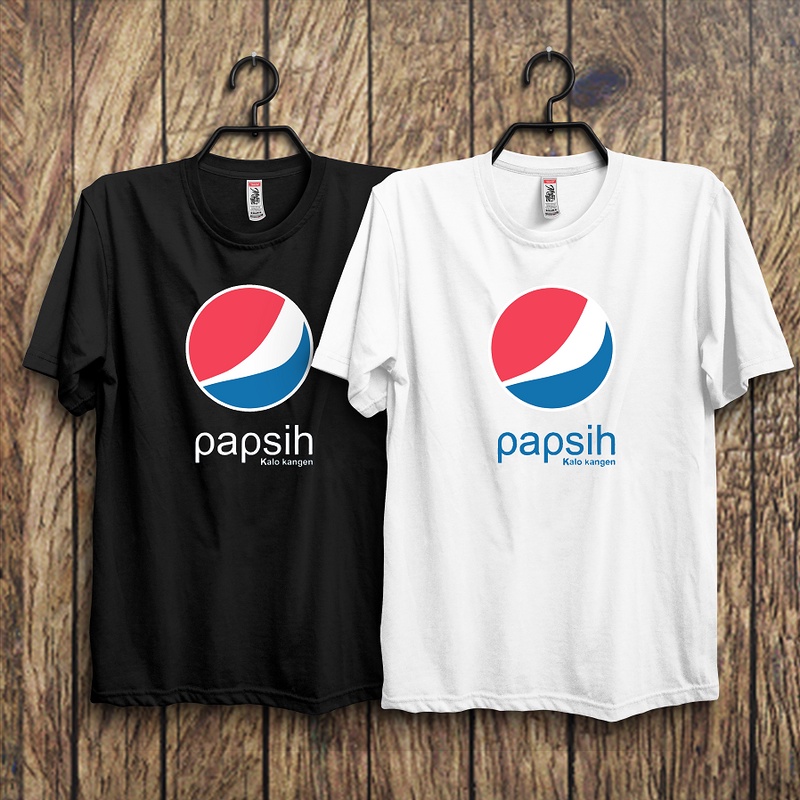 Kaos Baju Plesetan Parodi Brand Pepsi Papsih
