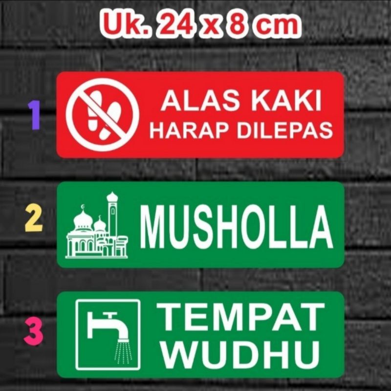 

WARNING STICKER MASJID/ MUSHOLA