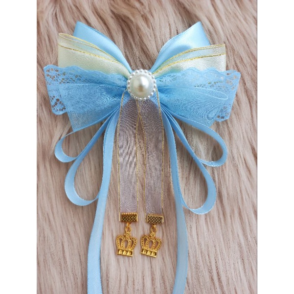 pita lightstick // pita hias // korean ribbon brooch