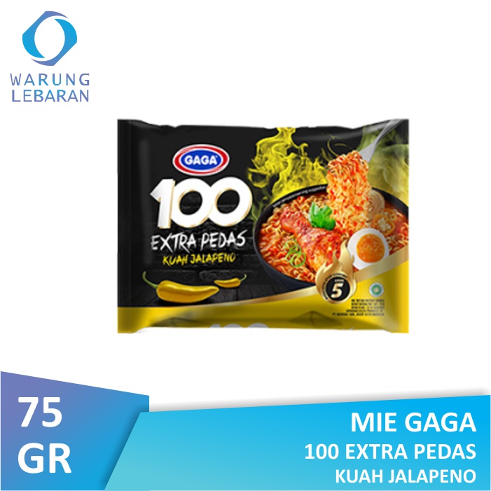 

Mie Gaga 100 Ekstra Pedas Kuah Jalapeno 75gr