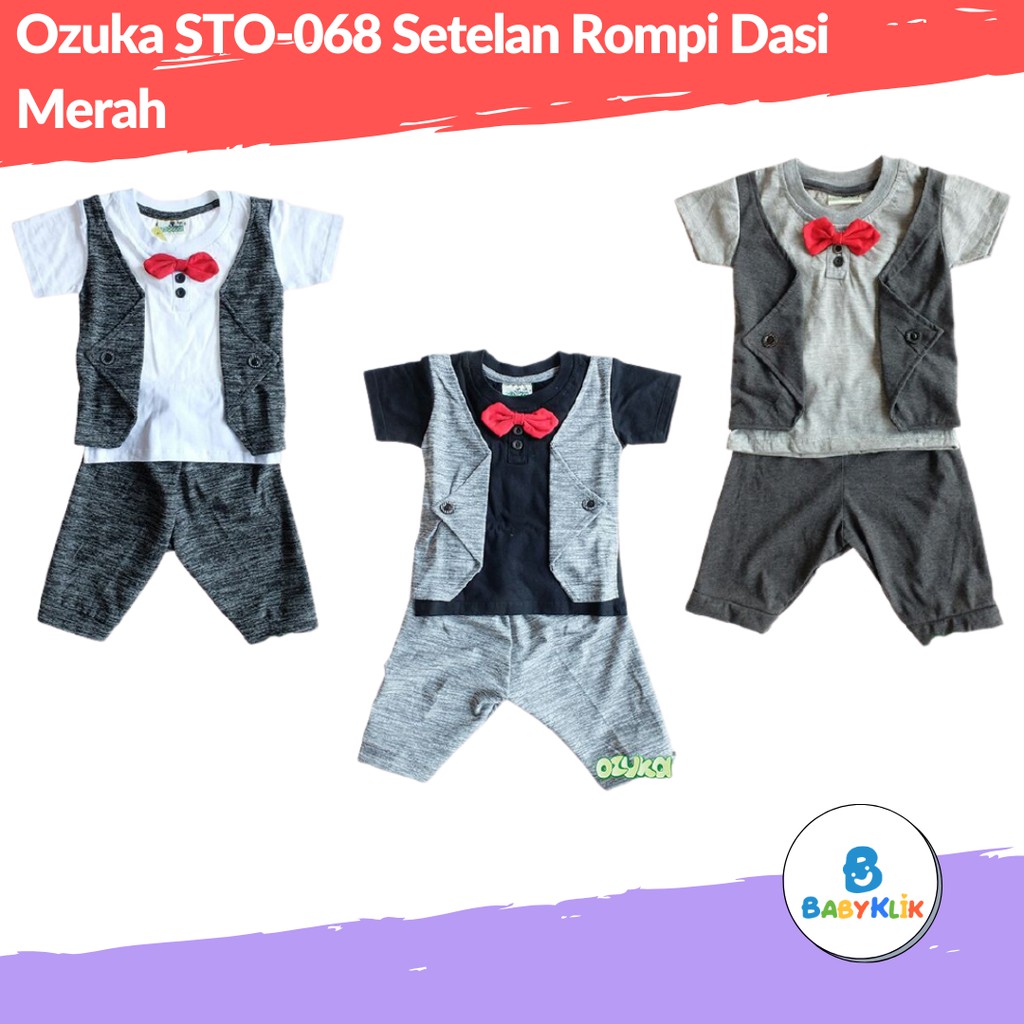 Ozuka Baby Boy Set/ Setelan Anak Laki Laki - Tuxedo Kode: STO-068