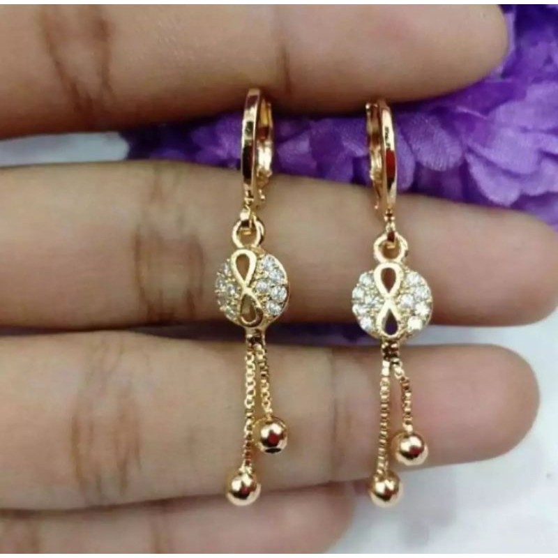 Anting Wanita Dewasa xuping lapis emas gold