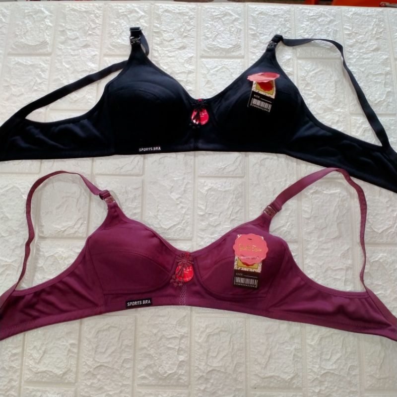 BRA YUNITA SPOR BRA || BH YUNITA LIE SPORTBRA KAIT 2 TANPA KAWAT || BRA PELAJAR REMAJA IBUK IBUK HAK