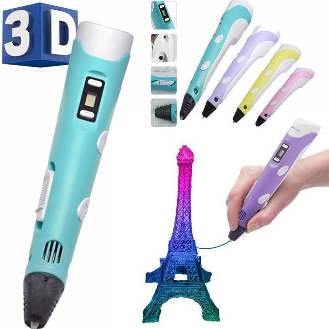 

Big Sale Pena 3 dimensi 3D pen Generation 2 new model ultra slim stereoscopic - Kuning Diskon