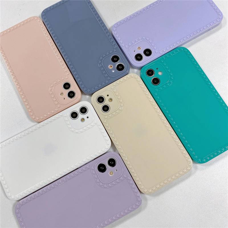 Casing Softcase Tpu Iphone 12 11 Pro Max 6 6s 7 8 Plus X Xs Xr Xsmax Se 2020 Aksen Glossy Shockproof