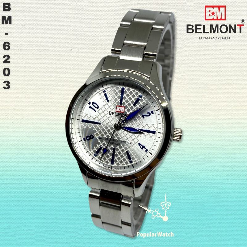 jam tangan rantai couple belmont BM6203 100%ORIGINAL dan WATER RESISTANT!!