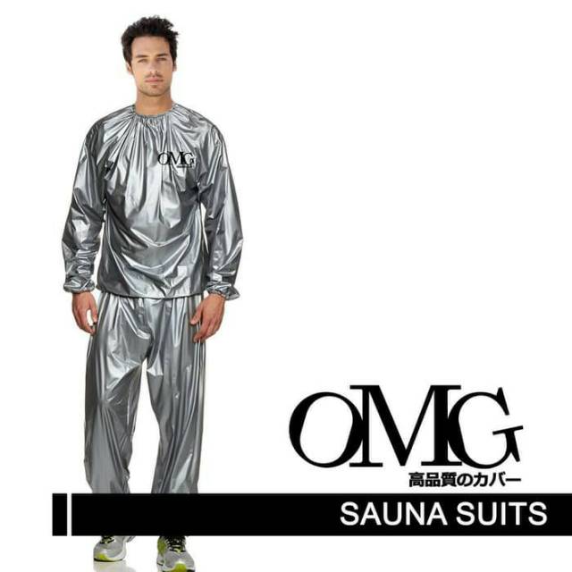 Baju Sauna Suit OMG Jaket Celana Olah Raga Pria Wanita Best Quality  Termurah