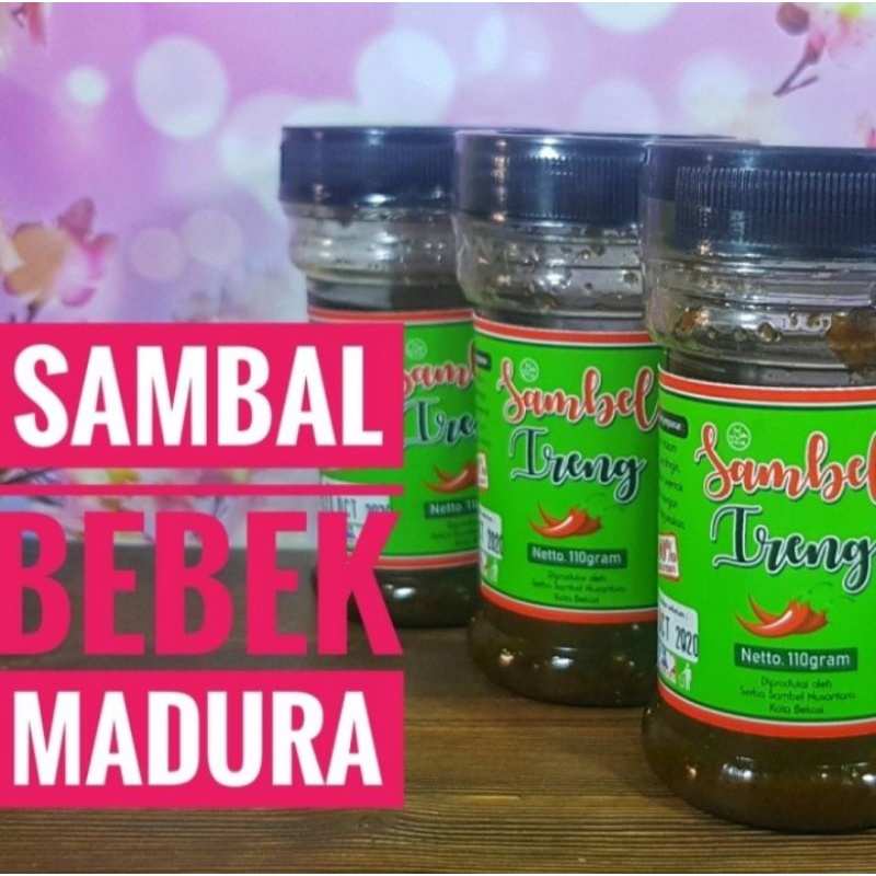 

SAMBEL BEBEK, SAMBEL IRENG KHAS MADURA, HALAL 100%