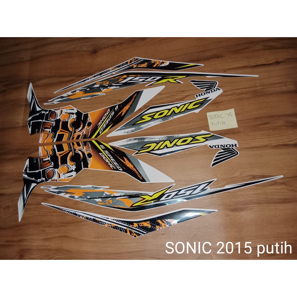 Stiker bodi Lis bodi Striping SONIC 2015 semua warna