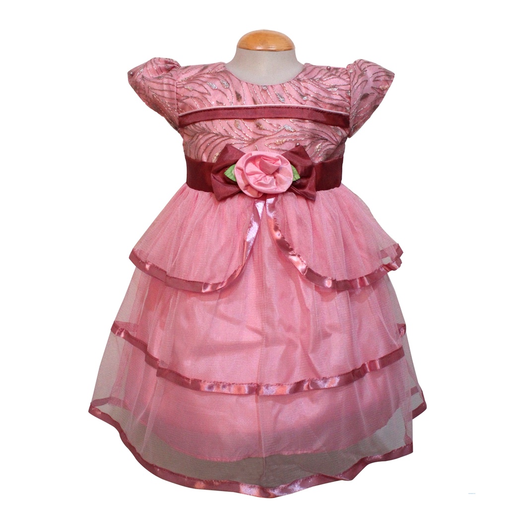 Dress Kids Senni/Gaun Pesta Anak / Dress Ultah Anak 3 -5 tahun/Baju Pesta Good Premium