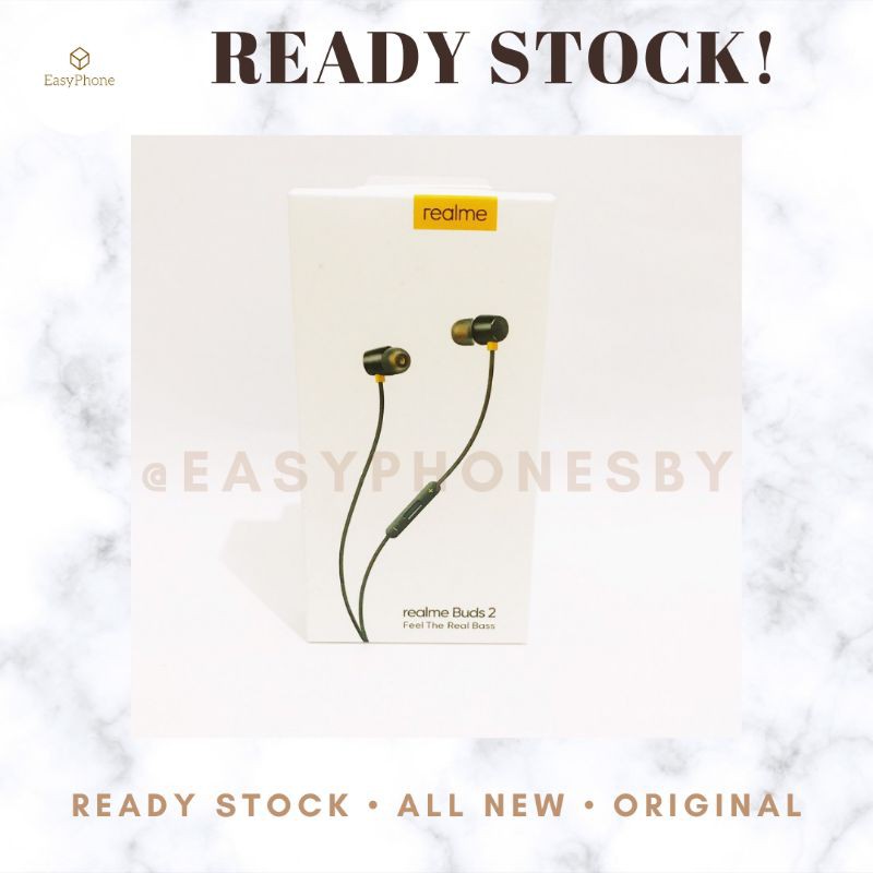 Headset Realme Original Bass Realme Buds 2 C2 Realme 5 Buds 2 Headset With Mic