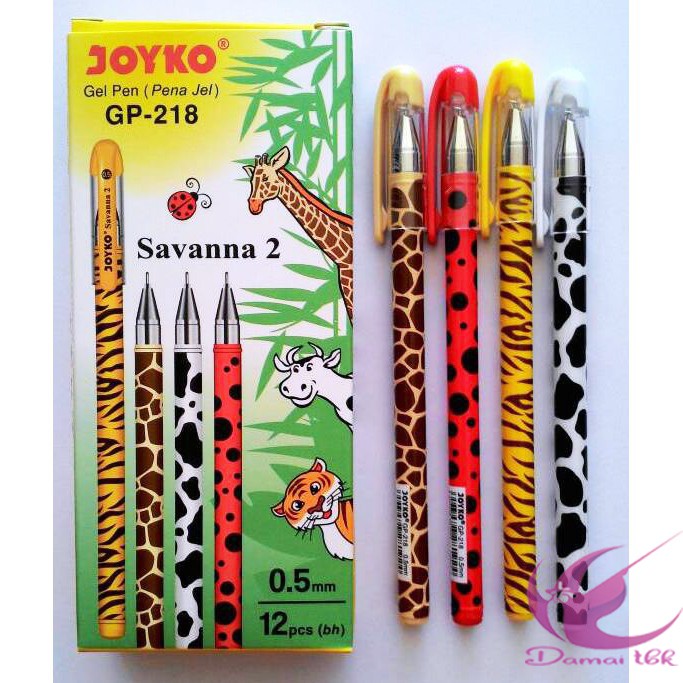 

Pulpen Gel Joyko GP 218 Savanna 2 - 0.5 mm Bolpen Pen