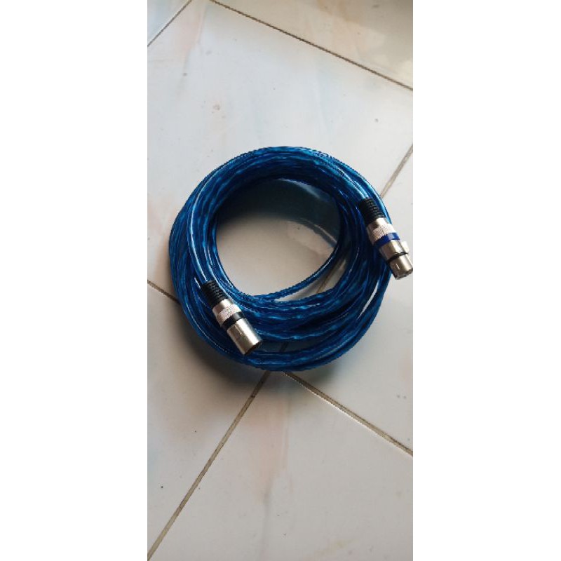 kabel mic 20 meter jack canon male to canon female