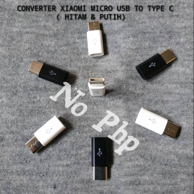 ADAPTER CONVERTER XIAOMI MICRO USB TO USB 3.1 TYPE C ORIGINAL