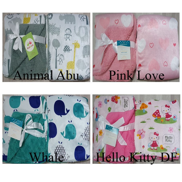 Selimut Bayi Double Fleece | Selimut Anak Double Fleece