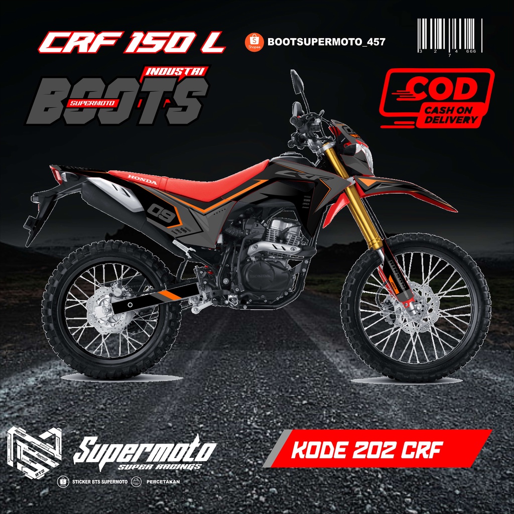 stiker crf 150 l full body bahan hologram/orajet/premium superglossy bebas request