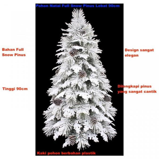 

POHON NATAL FULL SNOW PINUS LEBAT 90CM DEKORASI NATAL HIASAN NATAL GJNH6123V