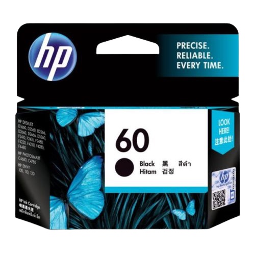 Tinta HP 1 Set 60 (Black &amp; Colour) Original Cartridge