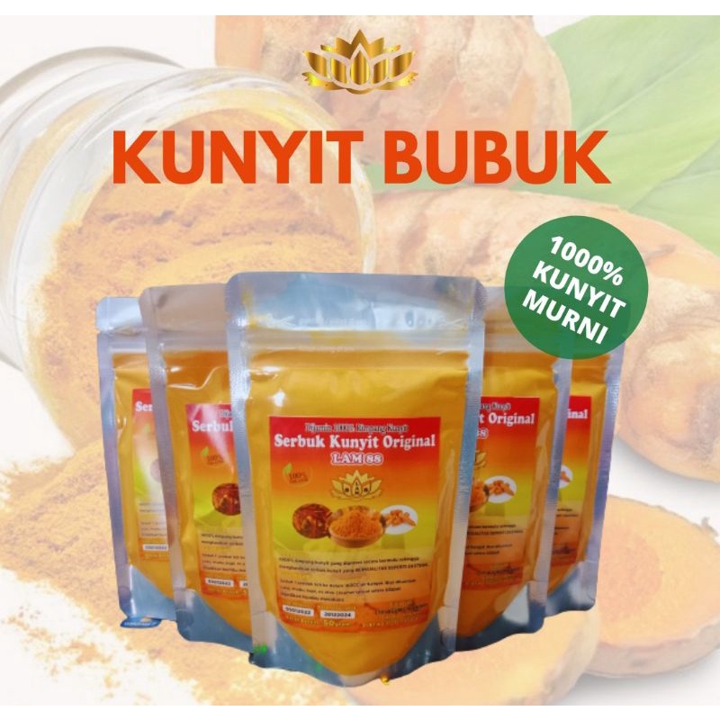 bubuk kunyit murni