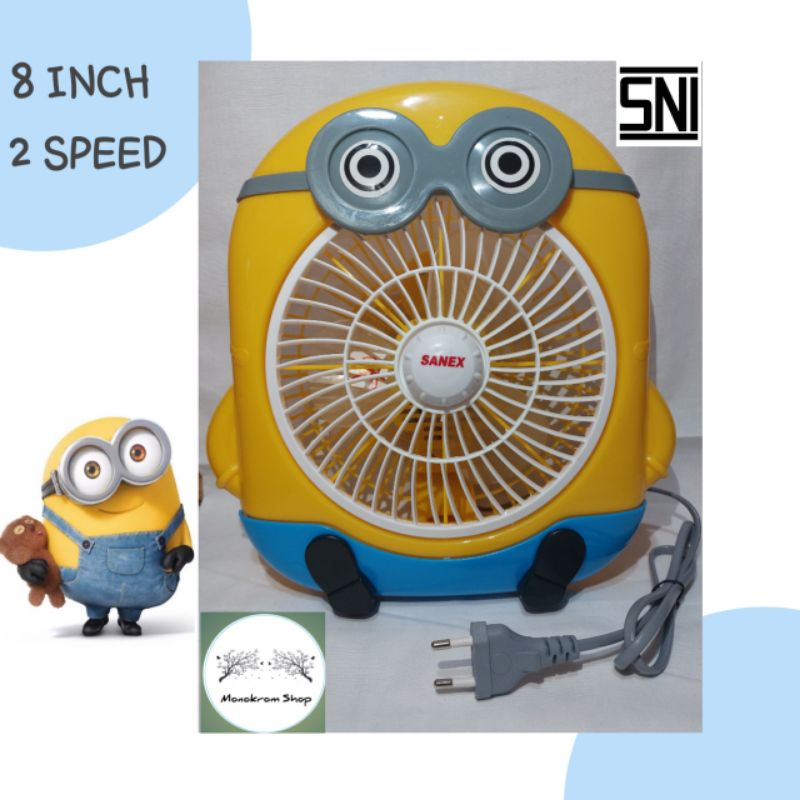 KIPAS ANGIN MEJA KARAKTER MINION SANEX